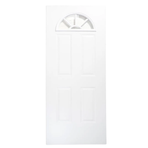 Puerta de Acero con Media Luna
