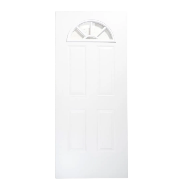 Puerta de Acero con Media Luna